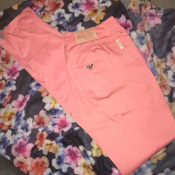 ARMANI Jeans Authentic Rose Long Leg High Waist - Picture 11 of 16